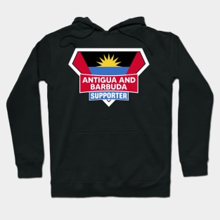 Antigua And Barbuda Super Flag Supporter Hoodie